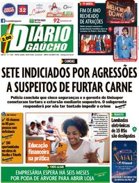 Capa do jornal Diário Gaúcho 16/12/2022