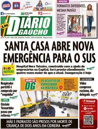 Capa do jornal Diário Gaúcho 19/10/2022