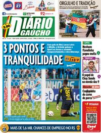 Capa do jornal Diário Gaúcho 21/09/2022