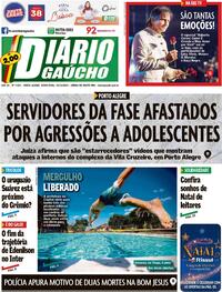 Capa do jornal Diário Gaúcho 23/12/2022