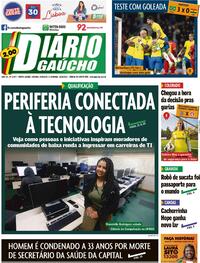 Capa do jornal Diário Gaúcho 24/09/2022