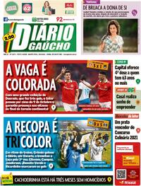 Capa do jornal Diário Gaúcho 25/05/2022