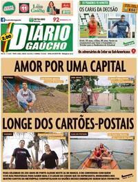 Capa do jornal Diário Gaúcho 26/03/2022