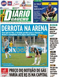 Capa do jornal Diário Gaúcho 27/08/2022