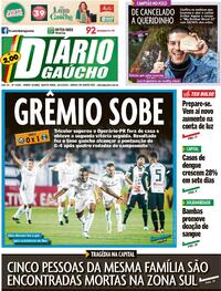 Capa do jornal Diário Gaúcho 28/04/2022