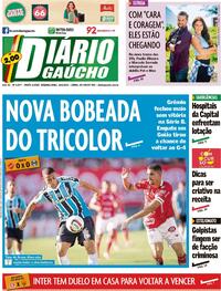 Capa do jornal Diário Gaúcho 30/05/2022