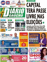 Capa do jornal Diário Gaúcho 30/09/2022