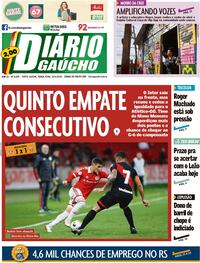 Capa do jornal Diário Gaúcho 31/05/2022