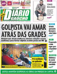 Capa do jornal Diário Gaúcho 04/08/2023