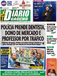 Capa do jornal Diário Gaúcho 05/05/2023