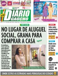 Capa do jornal Diário Gaúcho 05/08/2023