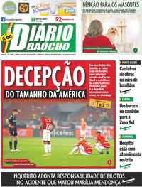 Capa do jornal Diário Gaúcho 05/10/2023