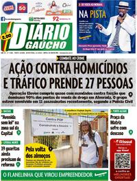 Capa do jornal Diário Gaúcho 06/01/2023