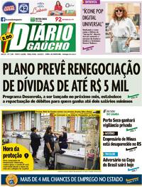 Capa do jornal Diário Gaúcho 06/06/2023