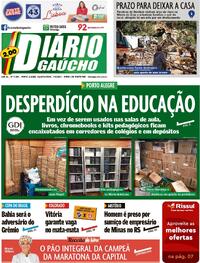 Capa do jornal Diário Gaúcho 07/06/2023
