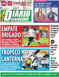 Capa do jornal Diário Gaúcho 07/08/2023