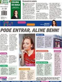 Capa do jornal Diário Gaúcho 10/02/2023