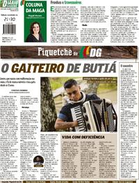 Capa do jornal Diário Gaúcho 10/04/2023