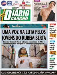 Capa do jornal Diário Gaúcho 10/06/2023