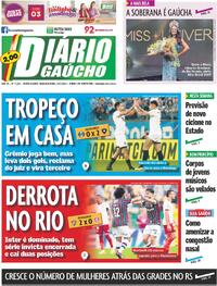 Capa do jornal Diário Gaúcho 10/07/2023