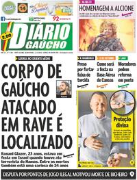 Capa do jornal Diário Gaúcho 11/10/2023