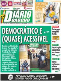 Capa do jornal Diário Gaúcho 15/07/2023