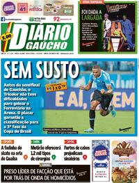 Capa do jornal Diário Gaúcho 17/03/2023