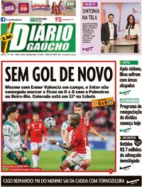 Capa do jornal Diário Gaúcho 17/07/2023
