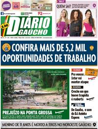 Capa do jornal Diário Gaúcho 18/04/2023