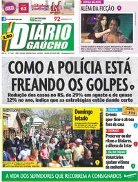 Capa do jornal Diário Gaúcho 18/09/2023