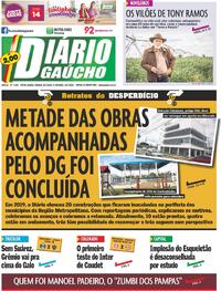 Capa do jornal Diário Gaúcho 22/07/2023