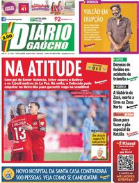 Capa do jornal Diário Gaúcho 23/08/2023
