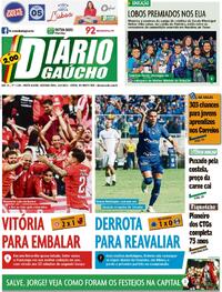 Capa do jornal Diário Gaúcho 24/04/2023