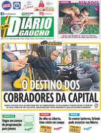 Capa do jornal Diário Gaúcho 24/06/2023