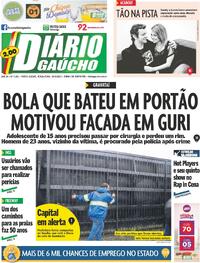 Capa do jornal Diário Gaúcho 26/09/2023