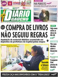 Capa do jornal Diário Gaúcho 27/07/2023