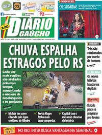 Capa do jornal Diário Gaúcho 27/09/2023