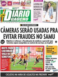 Capa do jornal Diário Gaúcho 29/08/2023