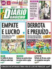 Capa do jornal Diário Gaúcho 31/07/2023