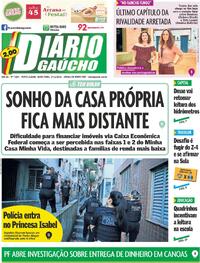 Capa do jornal Diário Gaúcho 01/11/2024