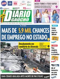 Capa do jornal Diário Gaúcho 02/04/2024