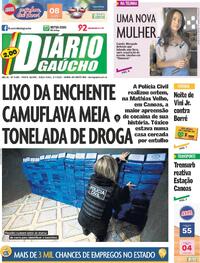 Capa do jornal Diário Gaúcho 02/07/2024