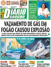 Capa do jornal Diário Gaúcho 03/02/2024