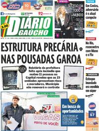 Capa do jornal Diário Gaúcho 04/07/2024