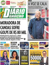 Capa do jornal Diário Gaúcho 04/10/2024