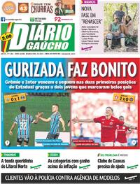 Capa do jornal Diário Gaúcho 05/02/2024