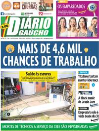 Capa do jornal Diário Gaúcho 06/02/2024