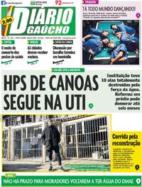 Capa do jornal Diário Gaúcho 06/06/2024