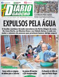 Capa do jornal Diário Gaúcho 07/05/2024