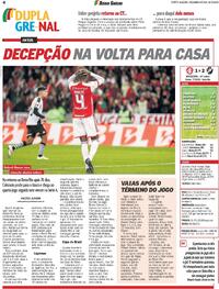 Capa do jornal Diário Gaúcho 08/07/2024
